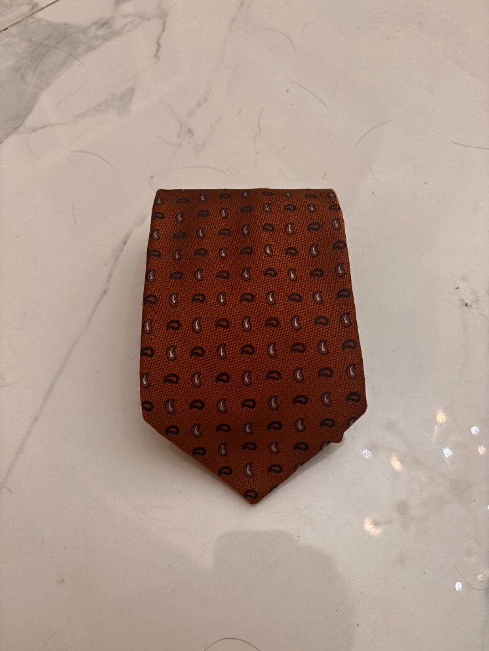 OXXFORD CLOTHES Tie (Brown, Silk)